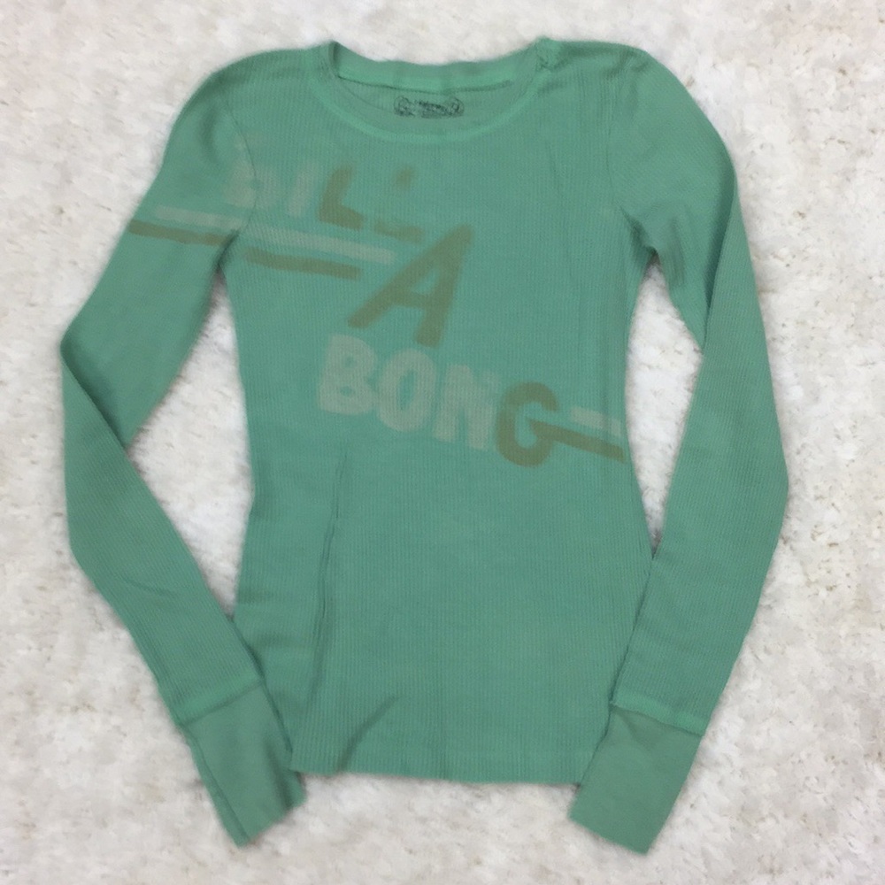 Green Billabong Top, Size Small 🖤